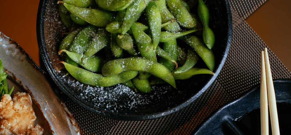 Soy beans contain unique isoflavones which may benefit our hair and other health areas.