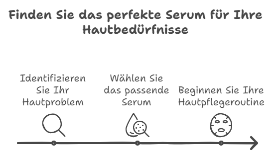 Hautprobleme finden. Hautproblem identifizieren. Das passende Serum