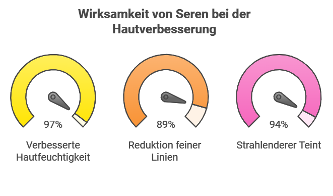 Wirksamkeit von Seren bei der Hautverbesserung