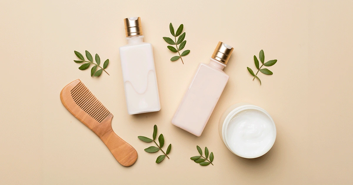 Image showing use mild hair care products 