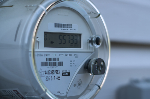 American electric utility meter