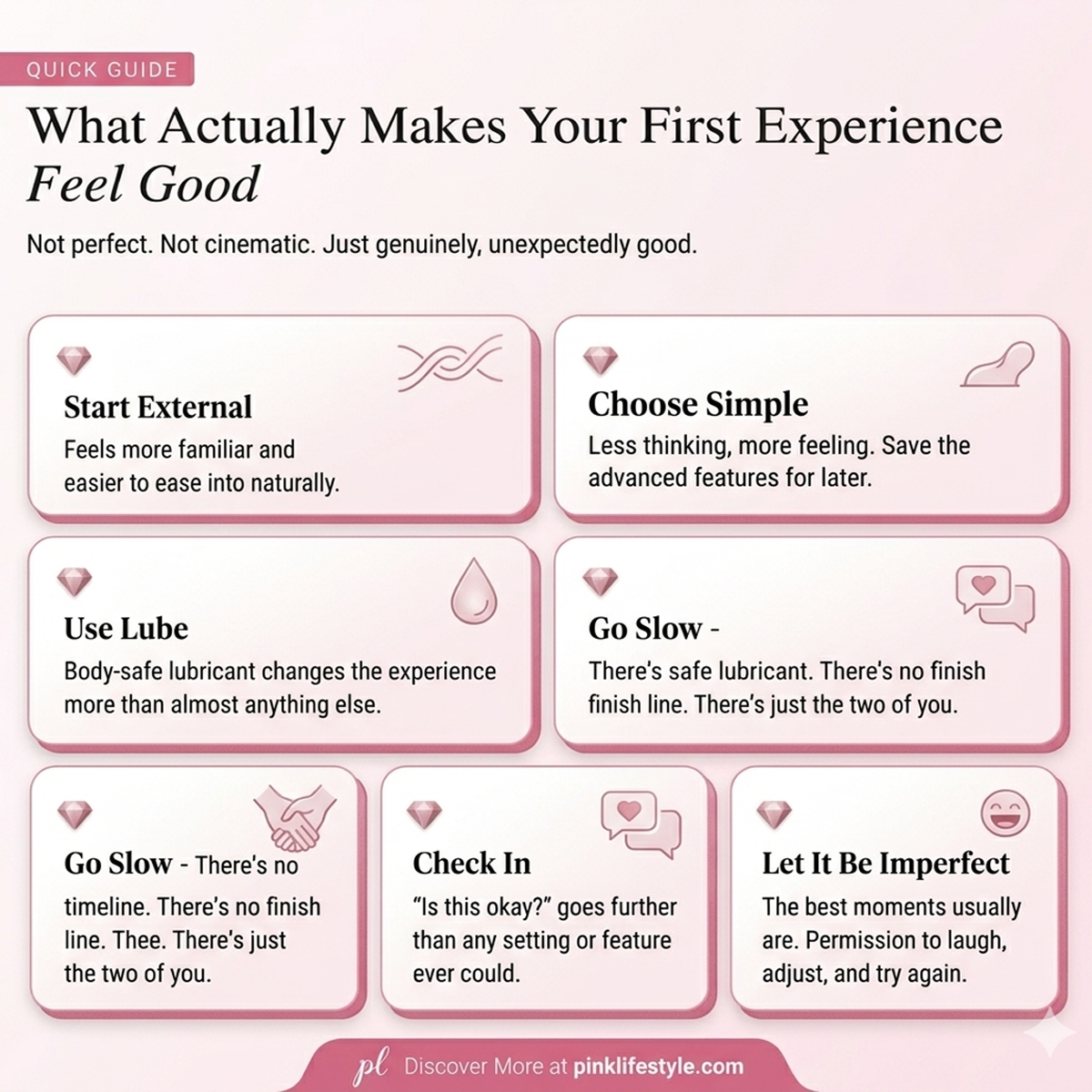 what actually makes your first sex toy feel good