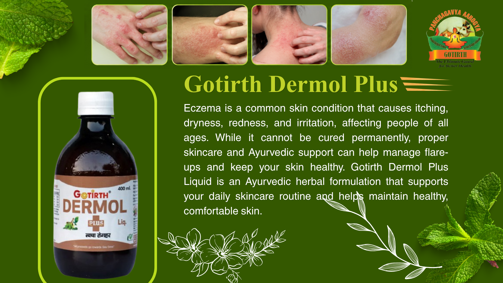 Gotirth Eczema Relief Guide Banner for Natural Skincare