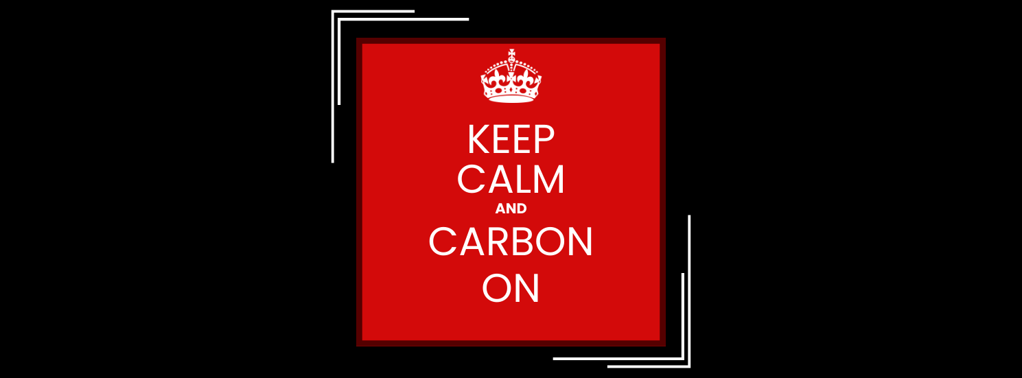 Keep Calm and Carbon On — article banner