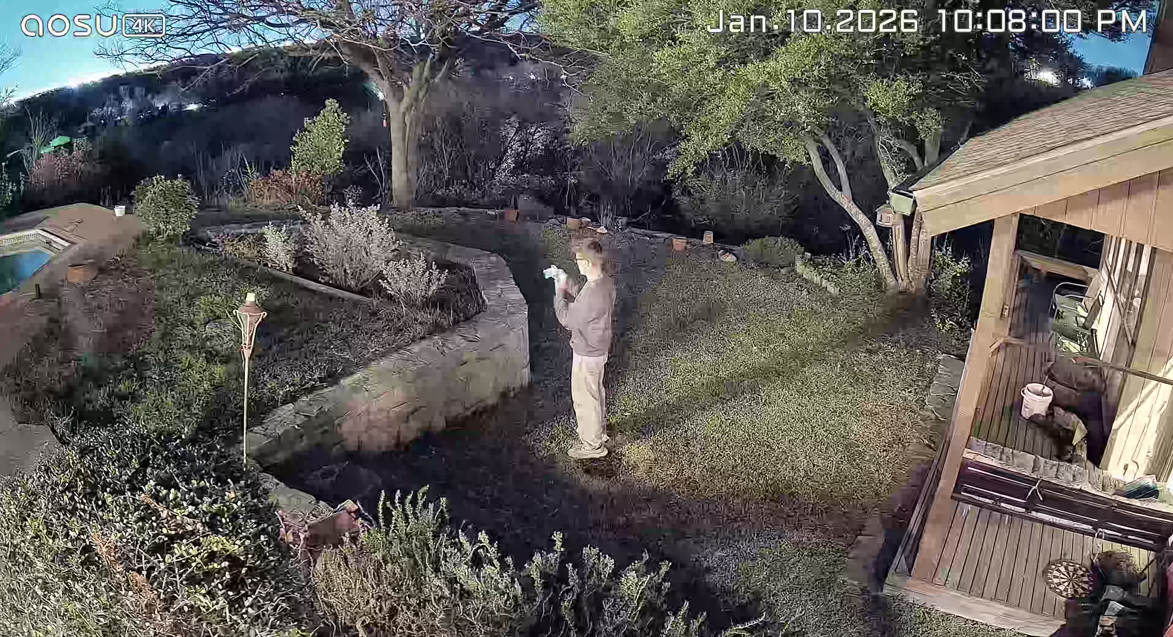 screenshot of T2 Ultra's color night vision 