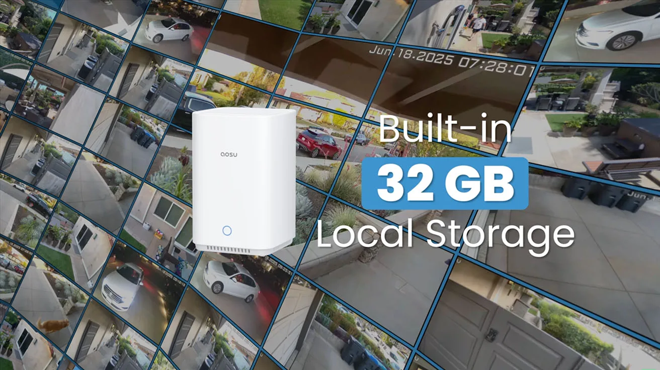 aosuBase graphic showing 32GB built in storage