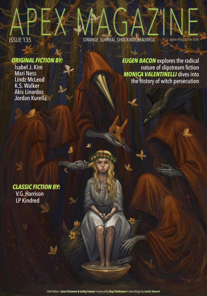 The cover of apex magazine.