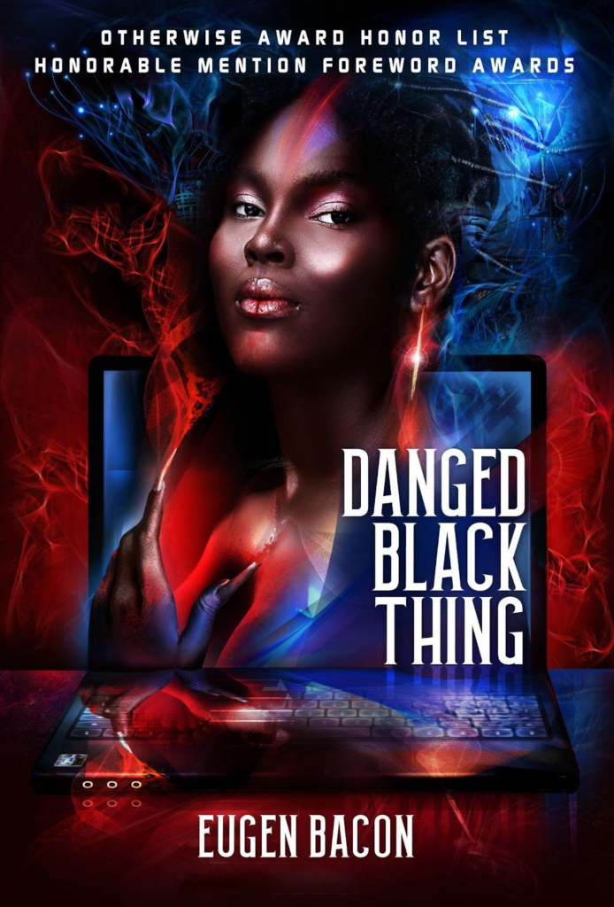 the cover of a book with a woman on a laptop.