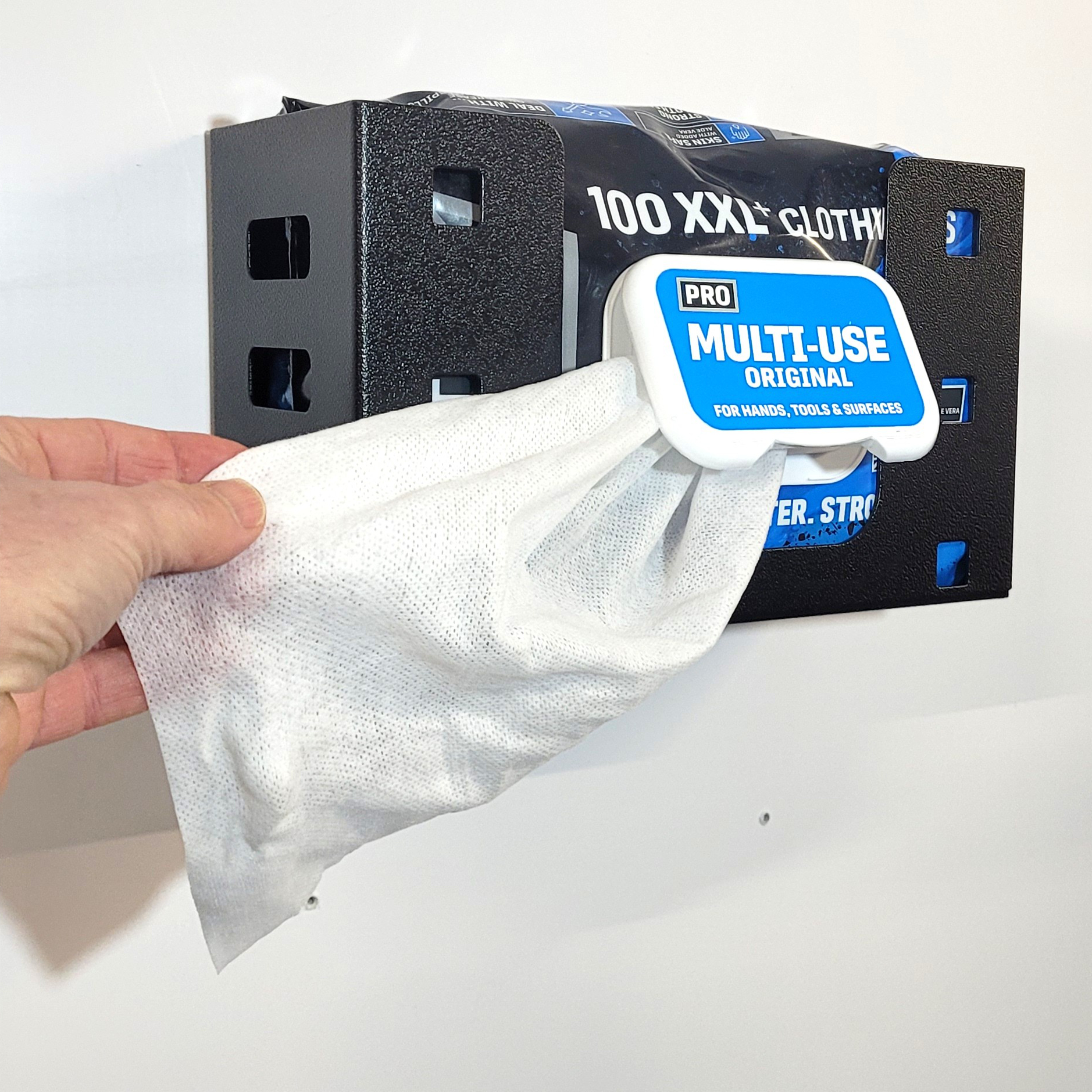 Heavy-Duty Steel XXL Wipes Holder