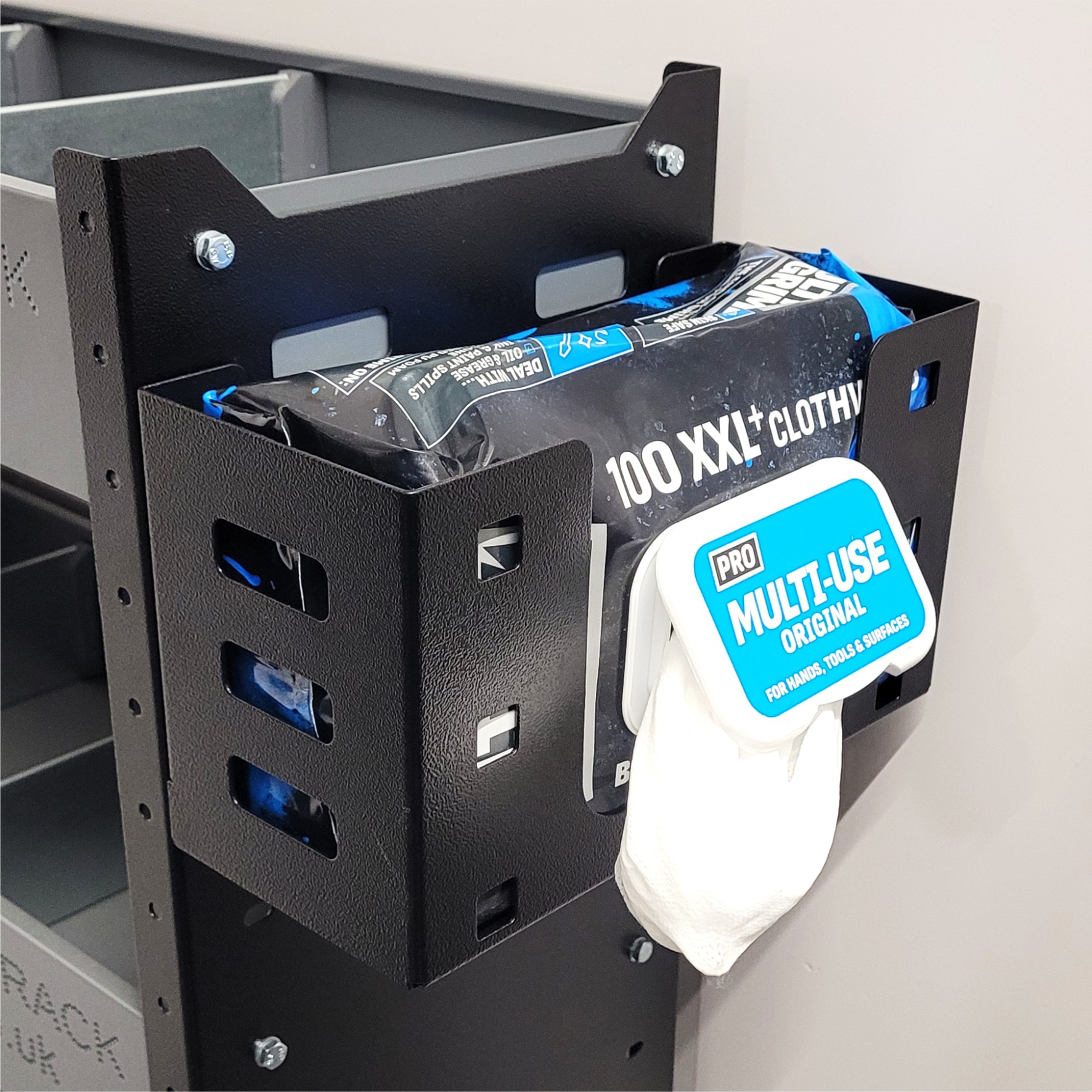 Heavy-Duty Steel XXL Wipes Holder 