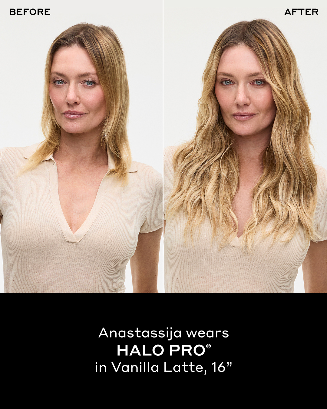 Before and after: Halo Extensions, instant volume and length