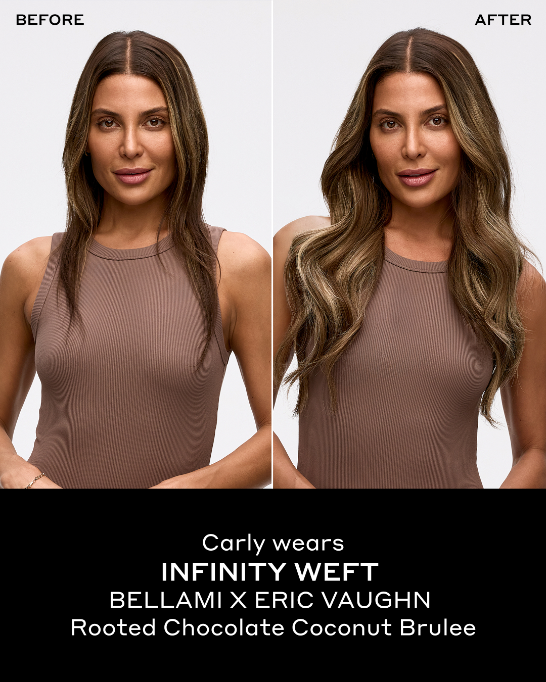 Before and after: Infinity Weft, Eric Vaughn colorist shade