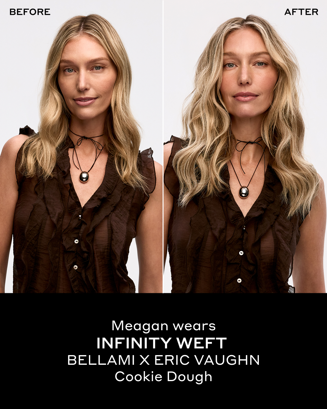 Before and after: Infinity Weft, Eric Vaughn colorist shade