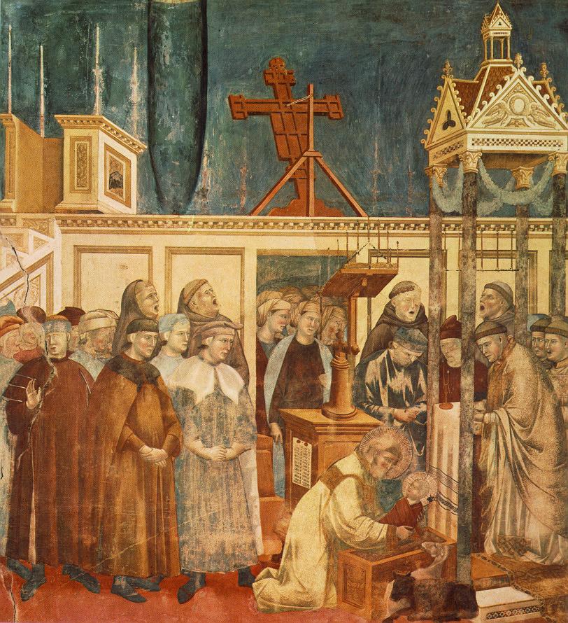 Giotto Legend of St Francis Institution of the Crib at Greccio