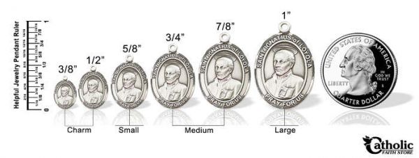medal size guide