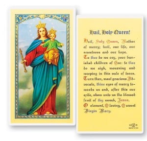 Hail Holy Queen Laminated Prayer Cards 25 Pack