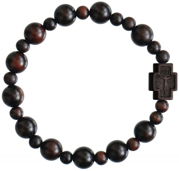 Jujube Wood Rosary Bracelet