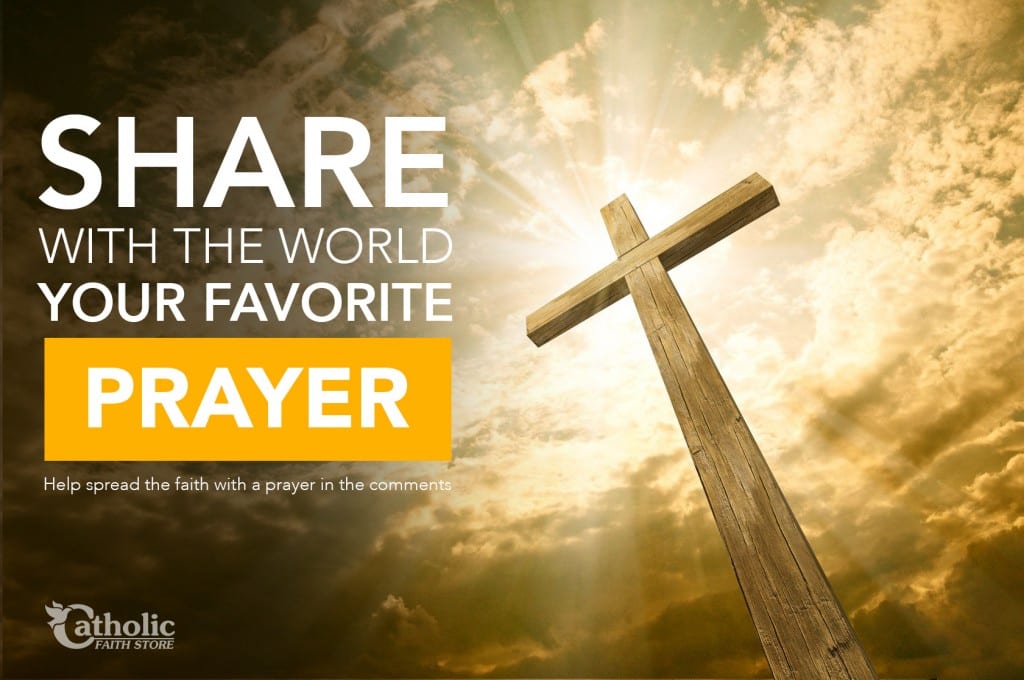 Share your favorite prayer with the world