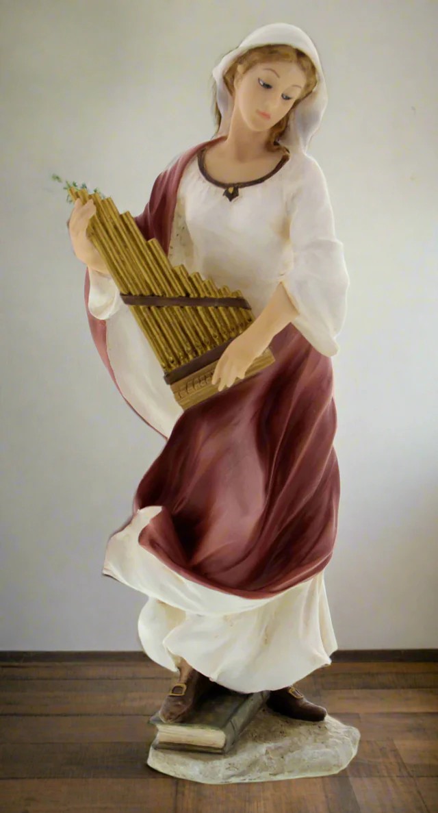 St Cecilia Statue 8.5 inches