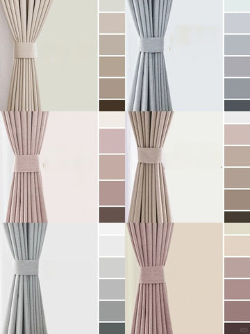 Variety of custom curtain color choices to suit different environments by easeeasecurtains