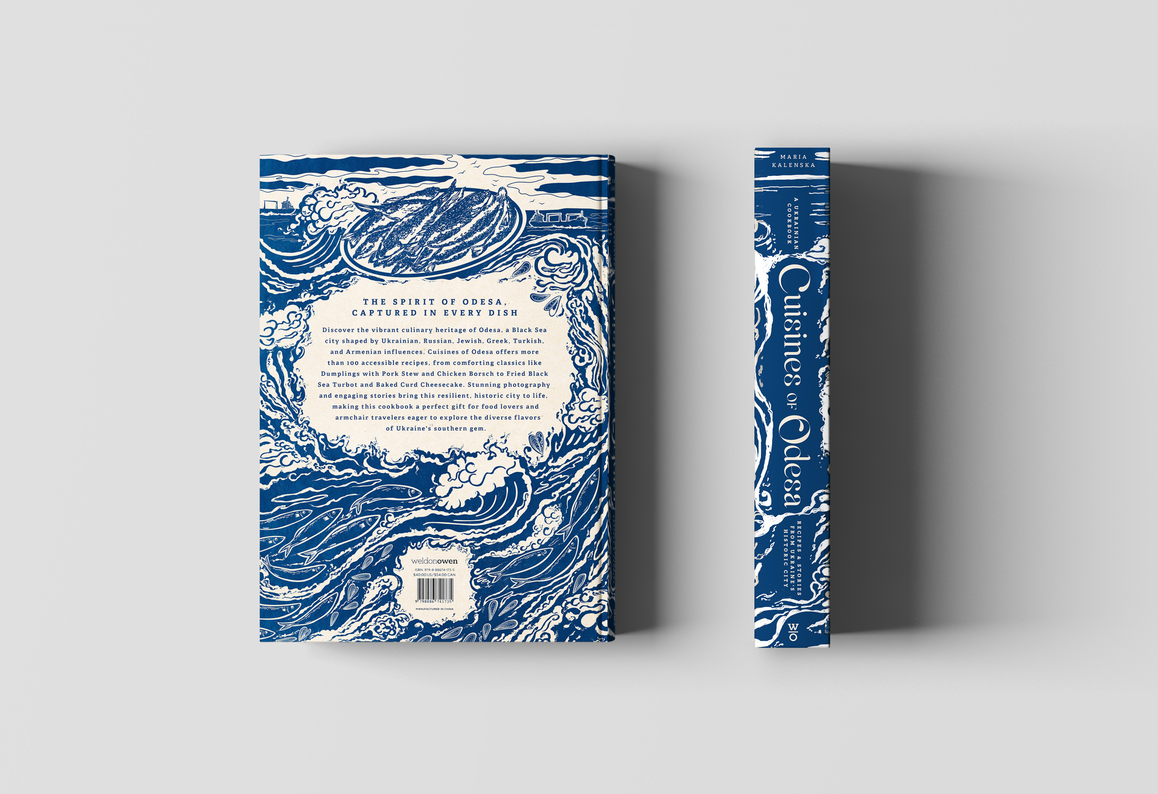 Cuisines of Odesa: A Ukrainian Cookbook — cover design