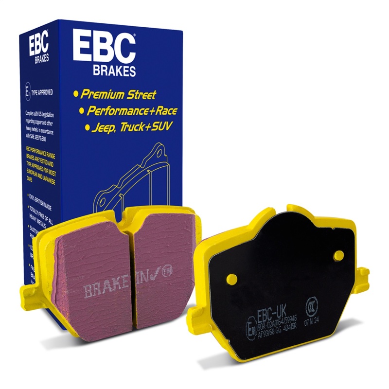 EBC Performance Brake Pads – Honda Civic, Ford Mustang, Chevrolet Camaro