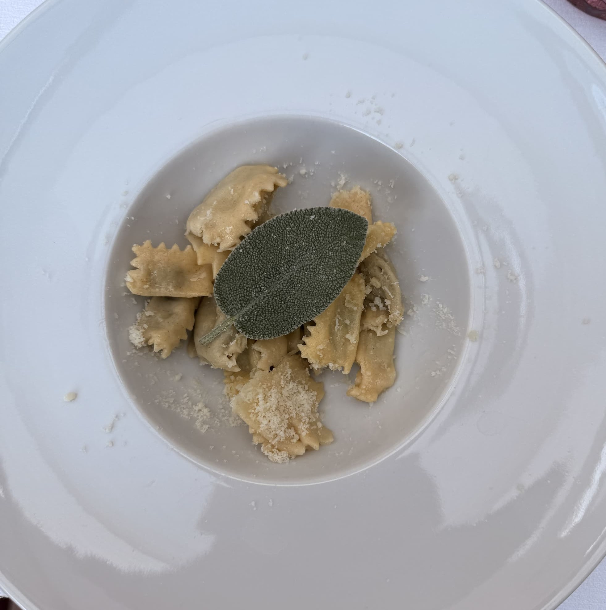 Agnolotti with Butter Sage