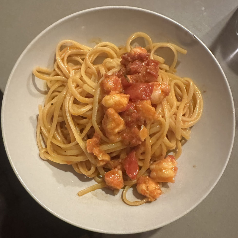 Gamberetti, N&rsquo;duja, & Pomodori
