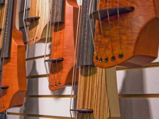 NS Design electric cellos at Electric Violin Shop