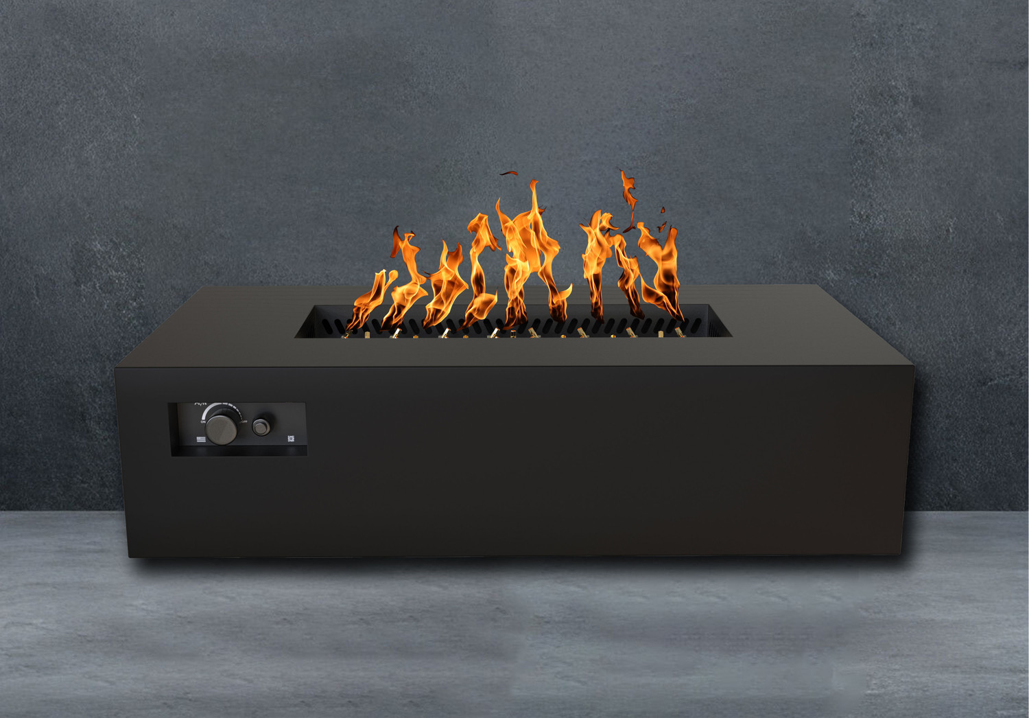 Warming Trends R60 AON rectangle gas fire table