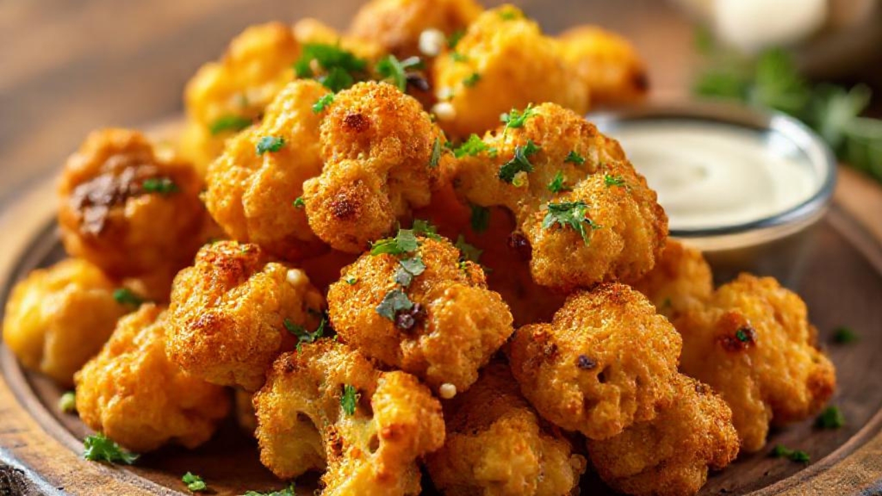 Roasted Garlic & Cauliflower Bites