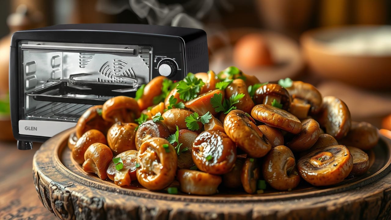 Baked Garlic Mushroom Medley