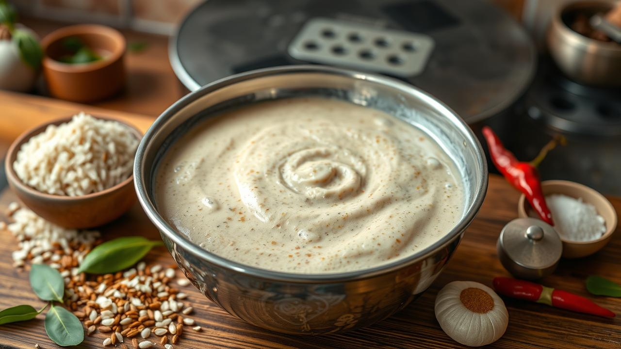 Spicy Masala Dosa Batter