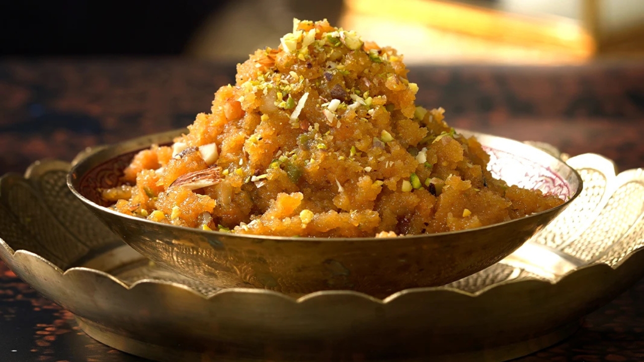 Moong Dal Halwa with Less Ghee
