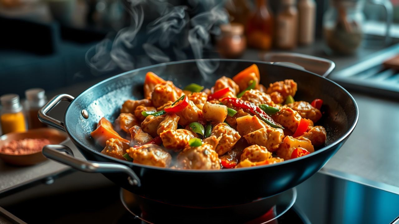 spicy chicken stir fry