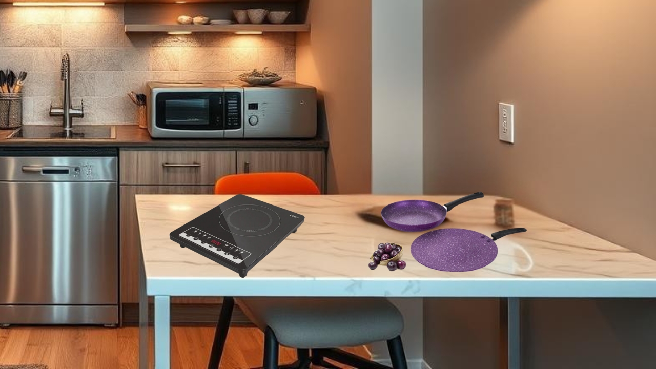 Induction Stove Touch 2000W + Alda NS 2pc Set