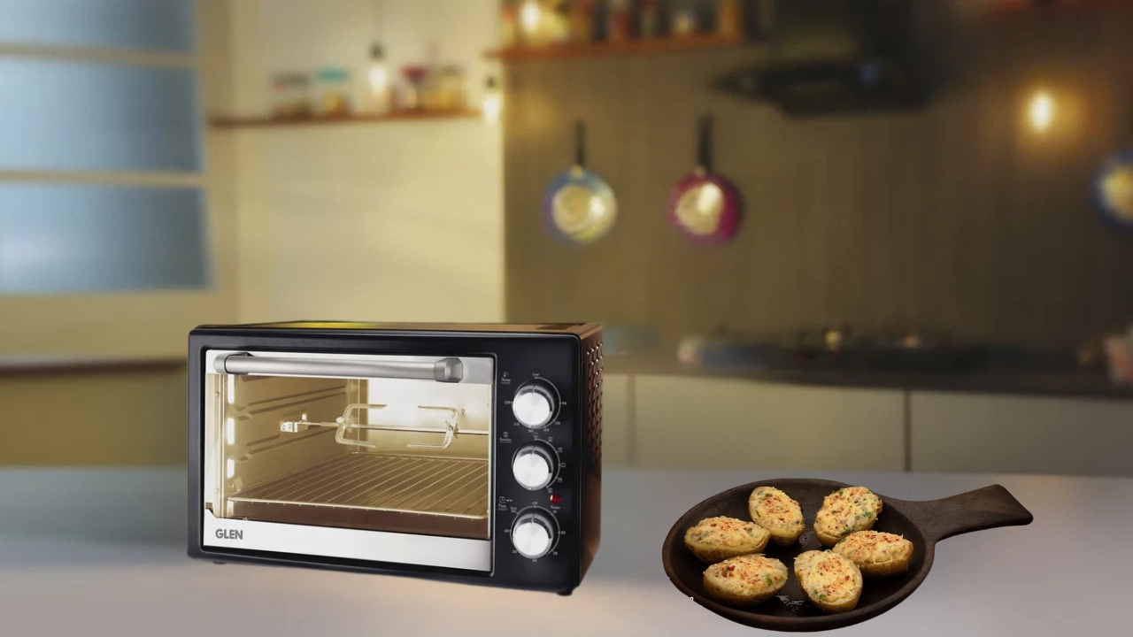 Baking Aloo Tikki in an OTG