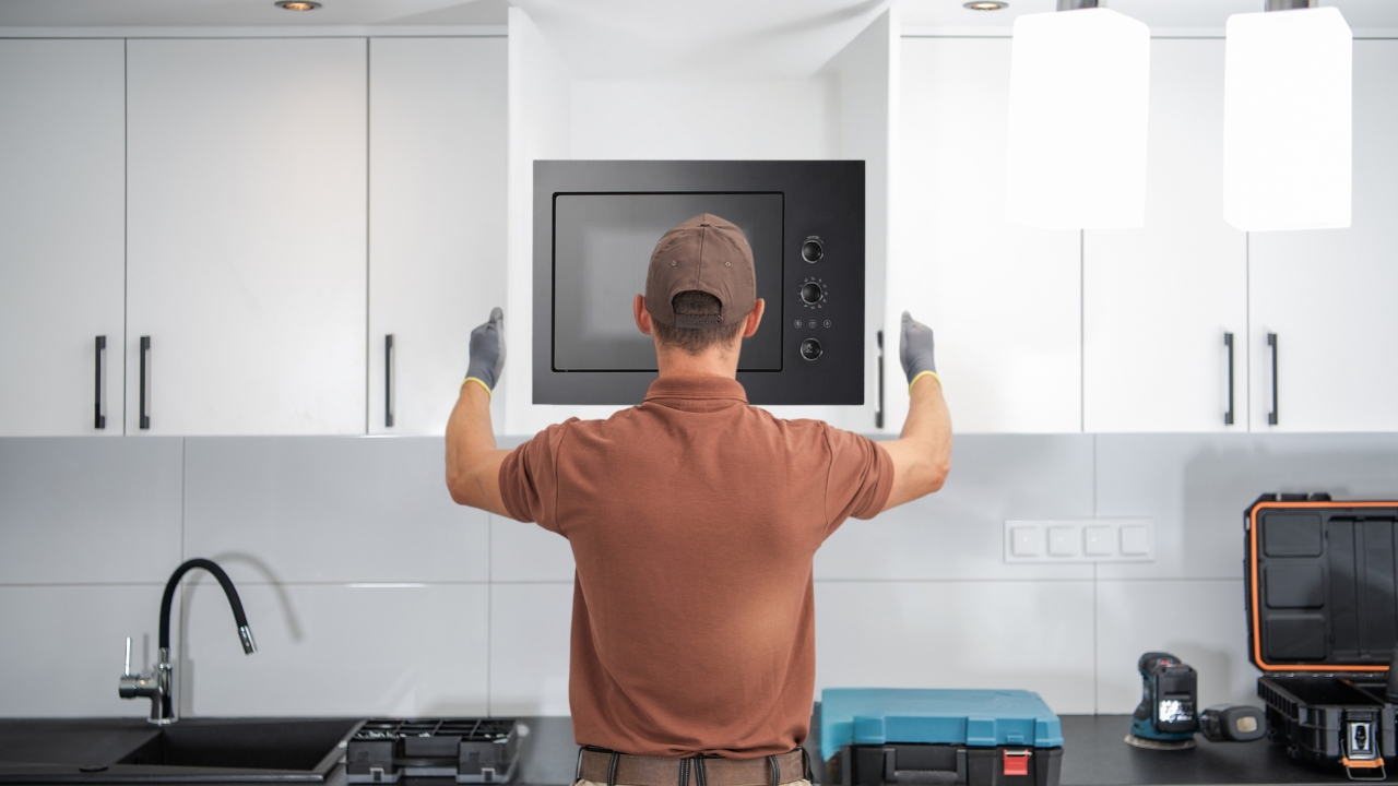 Installation of built in microwave