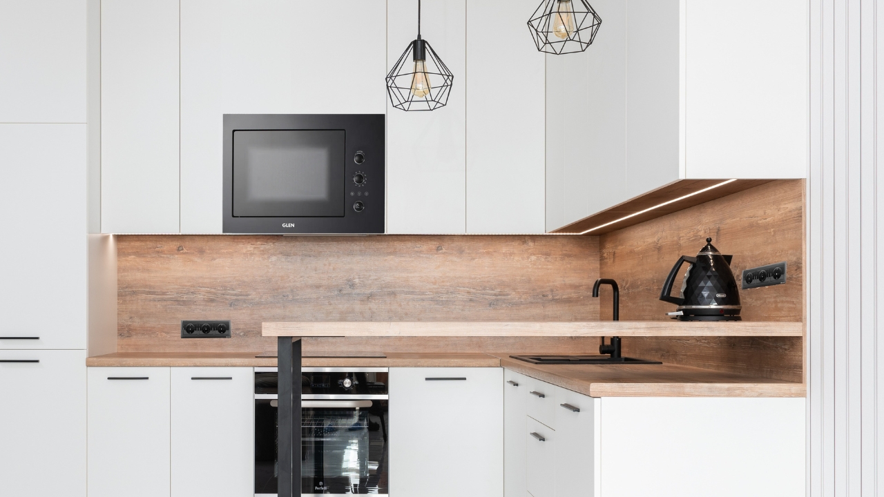 built in microwave for a luxury kitchen