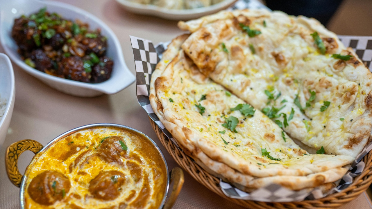 Making Garlic Naan
