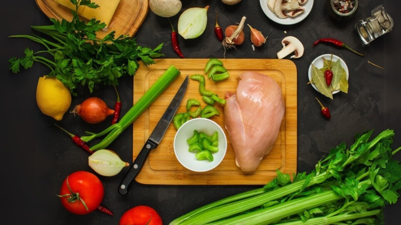 Ingredients  of chicken popcorn