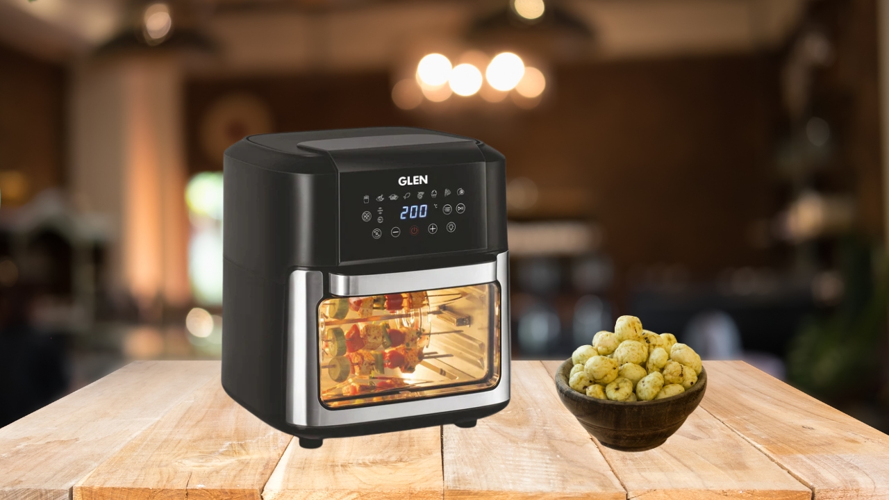 Roasting makhana in an air fryer