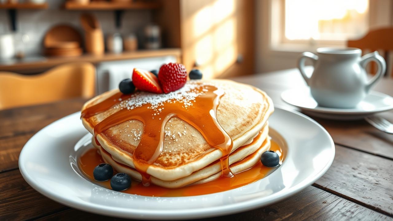 heart shaped pancakes
