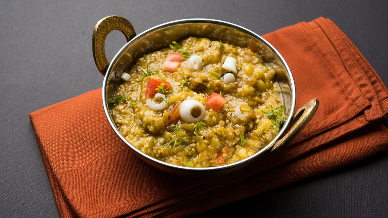 bharta in pan