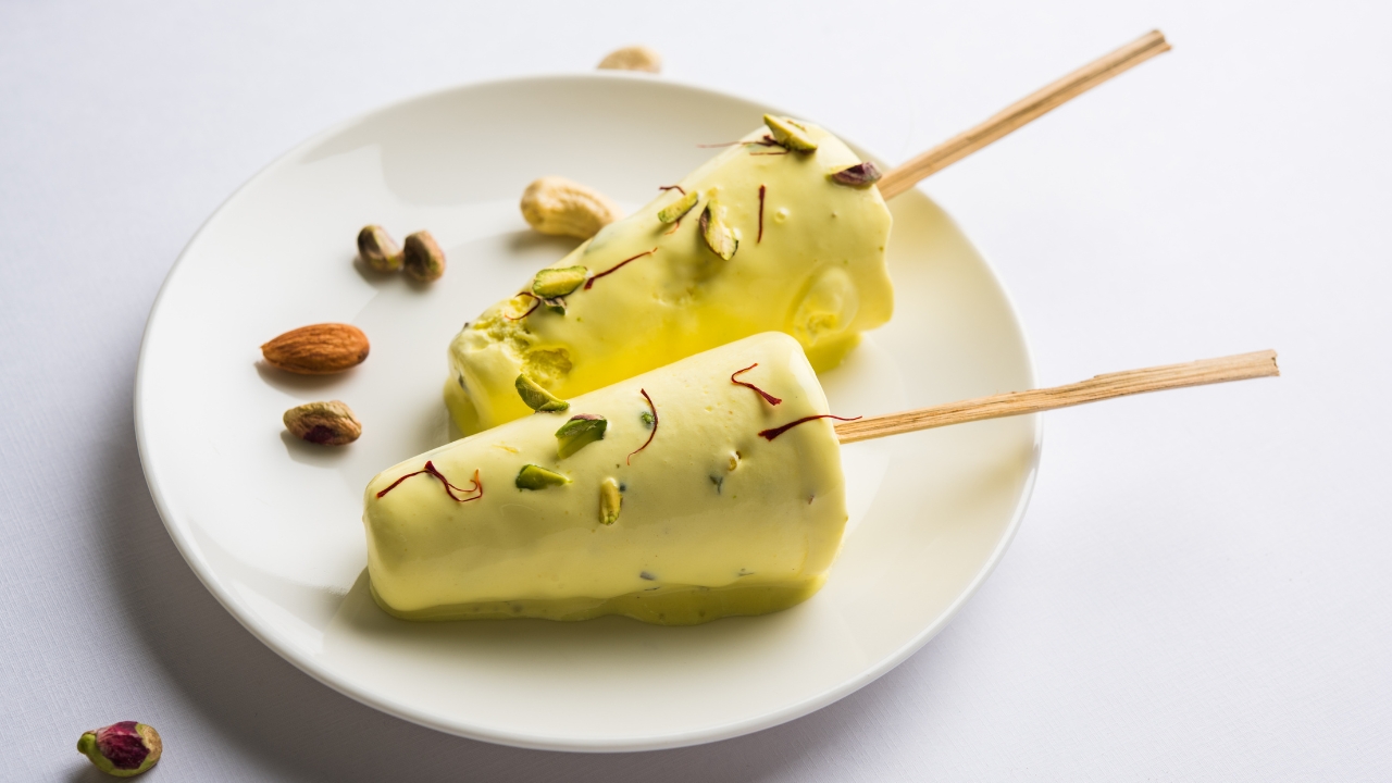 homemade kulfi seved