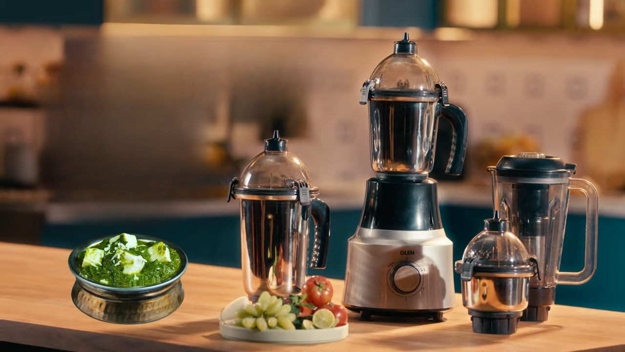 palak paneer in Mixer Grinder