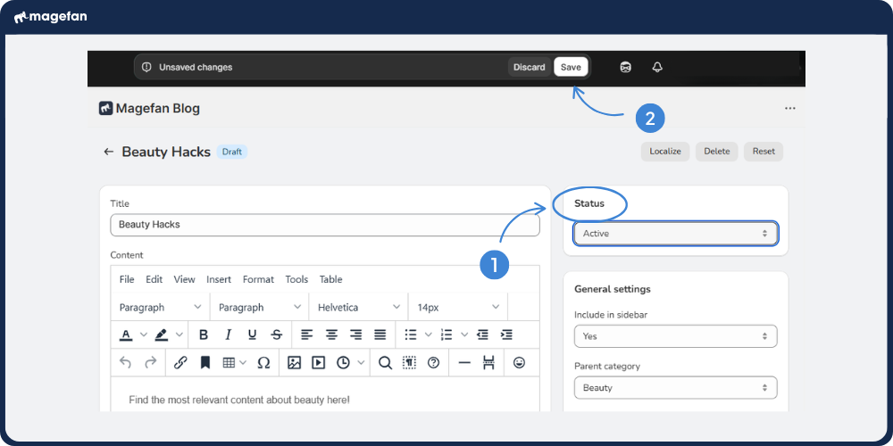 save shopify blog category
