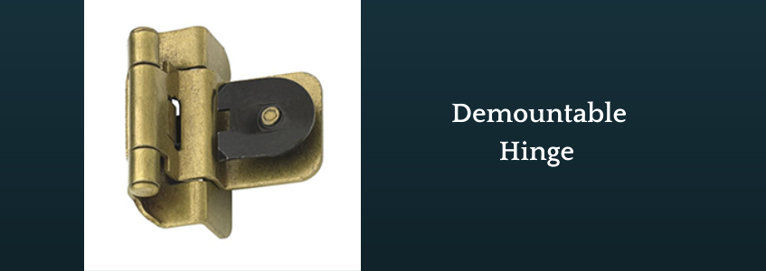 Demountable hinge