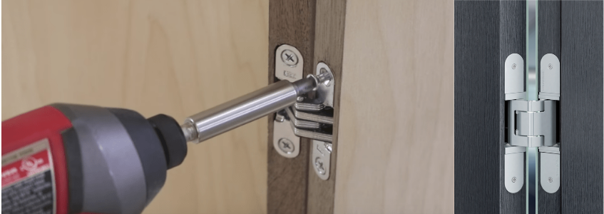 Invisible hinge