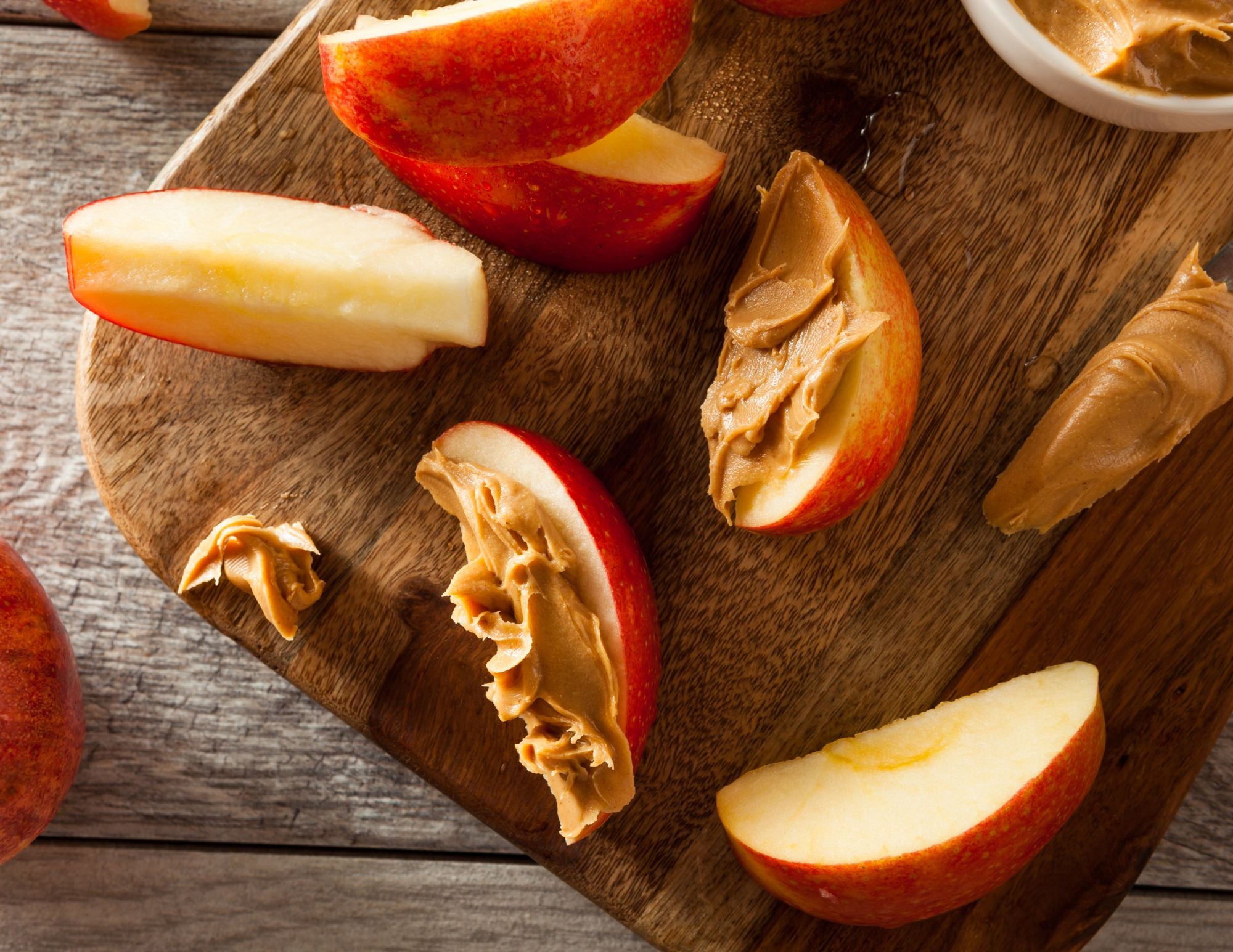 apple and peanut butter combo